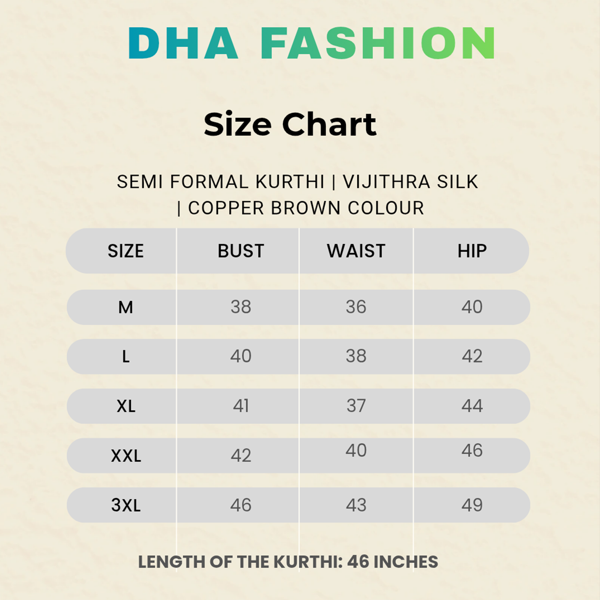 Kurti | VIjithra Silk| Copper Brown