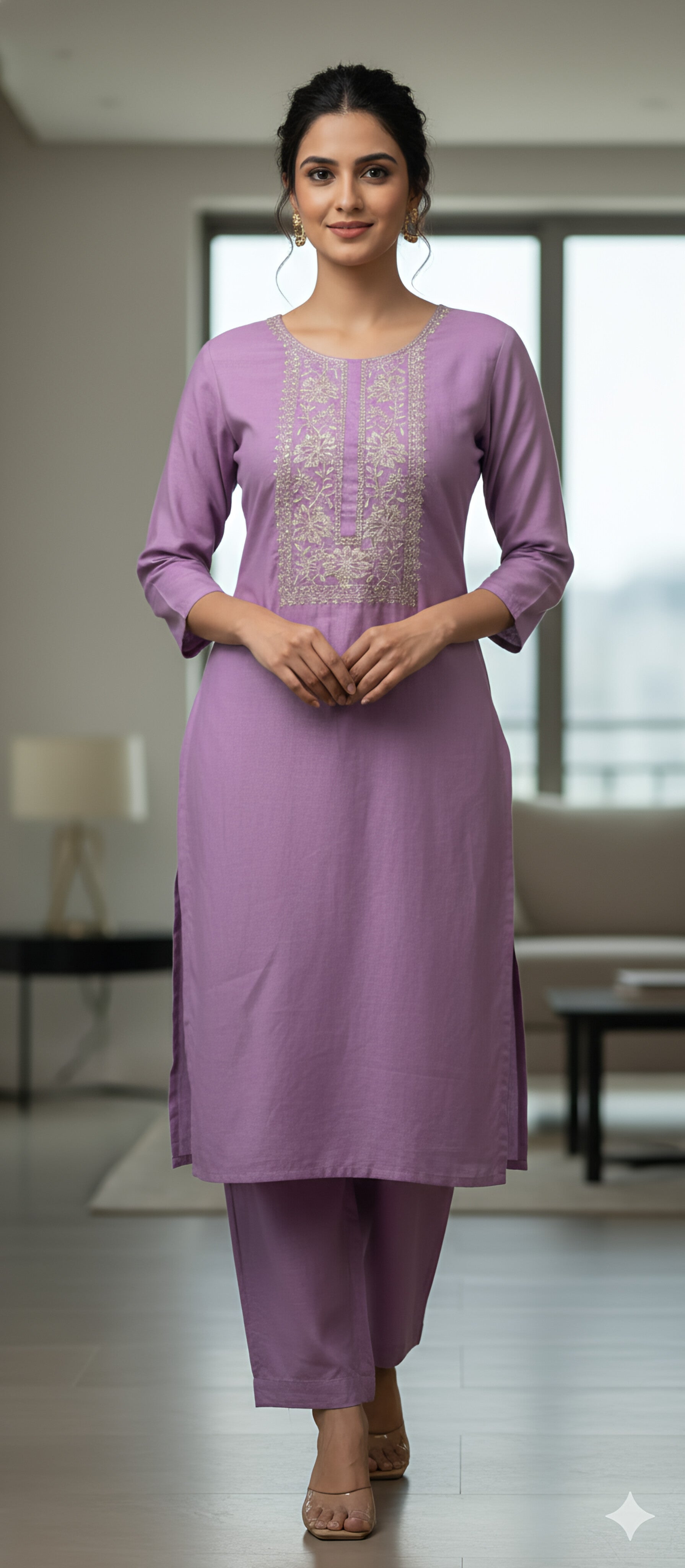 Sage Mist Green | Hazy Orchid Lavender Two Shade Cord Set