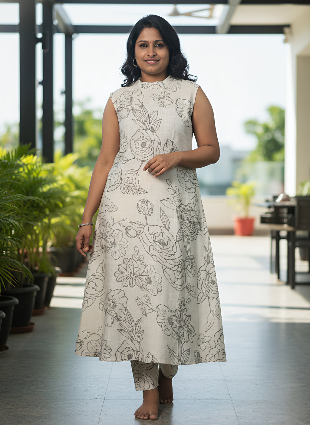 A Line Cord Set | Cotton Blend | Serene Off-White