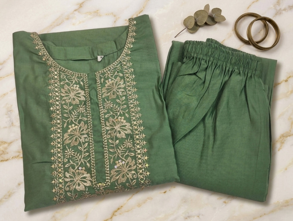 Sage Mist Green | Hazy Orchid Lavender Two Shade Cord Set